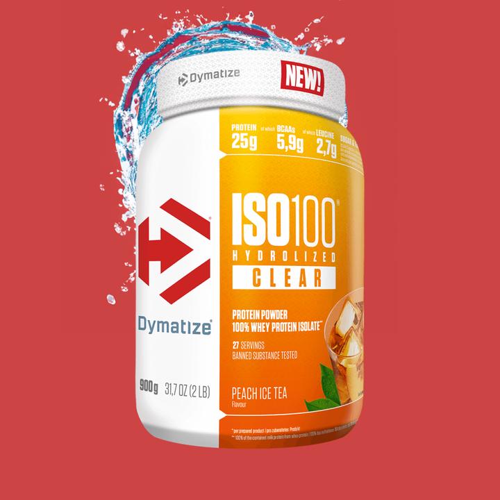 Image du produit Dymatize ISO100 Clear Whey (Thé glacé à la pêche, 1 pcs, 900 g)