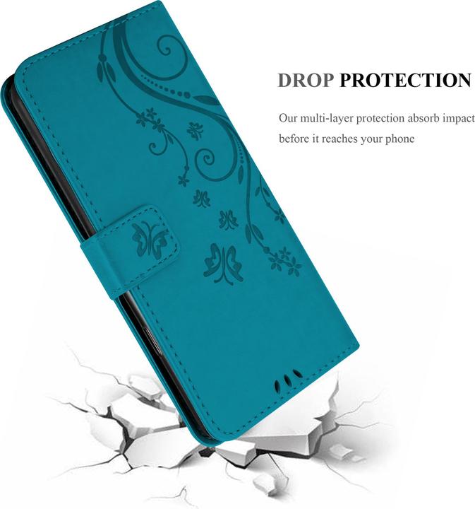 Actual product image Cadorabo Flower Book cover (Samsung Galaxy A72, Samsung Galaxy A72 5G)