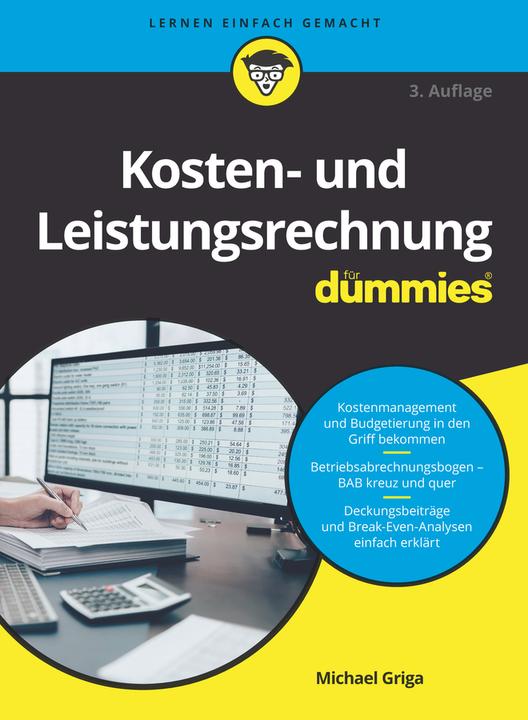 Actual product image Kosten- und Leistungsrechnung für Dummies (German, Michael Griga, 2023)
