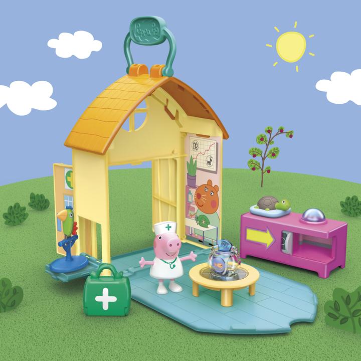 Image du produit Hasbro Peppa's Adventures Peppa chez le vétérinaire Set de jeu, jouet d'éveil, avec 1 figurine et 3 Acce