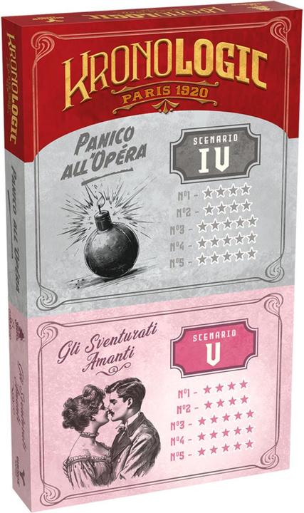 Actual product image Ghenos Games Kronologic: Paris 1920 - Espansione Ed. Italiana
