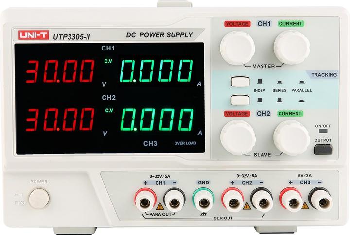 Actual product image Uni-T Laboratory power supply UTP3305-II, 3-channel, 335 W
