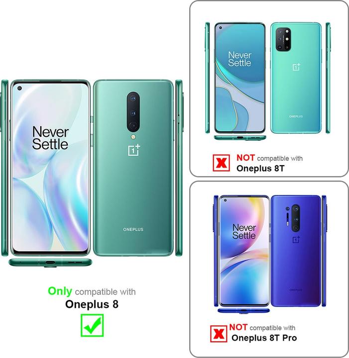 Productafbeelding Cadorabo Boek Onzichtbare Magneethoes (Oneplus 8)