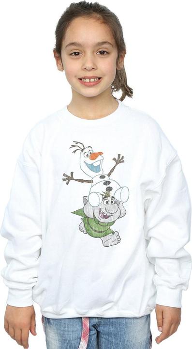 Image du produit Disney - Sweat FROZEN OLAF AND TROLL - Fille (116)