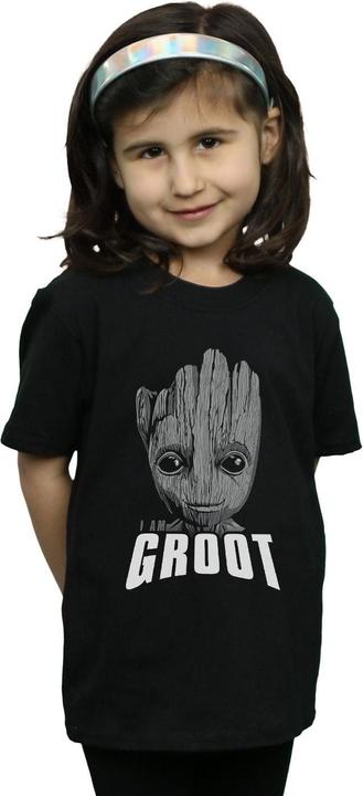 Produktbild Guardians Of The Galaxy Groot Face TShirt Mädchen (140, 146)