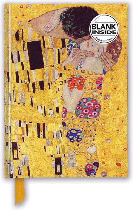 Actual product image Gustav Klimt: The Kiss (Blank Journal) (A5, Plain, Hardcover)