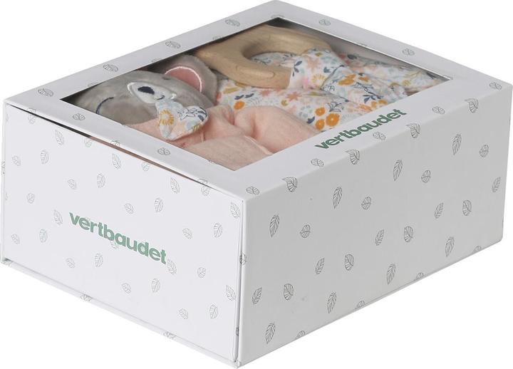 Produktbild Vertbaudet Baby Geschenk-Set: Wickeltuch, Schmusetuch & Greifling mit Geschenkverpackung