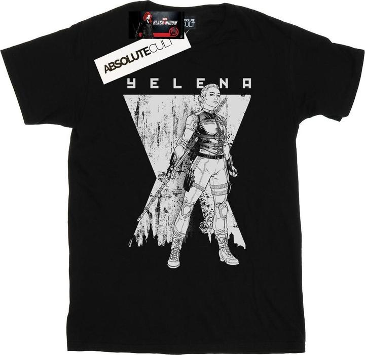 Actual product image Mens Black Widow Movie Yelena Romanoff Mono T-Shirt (4XL)