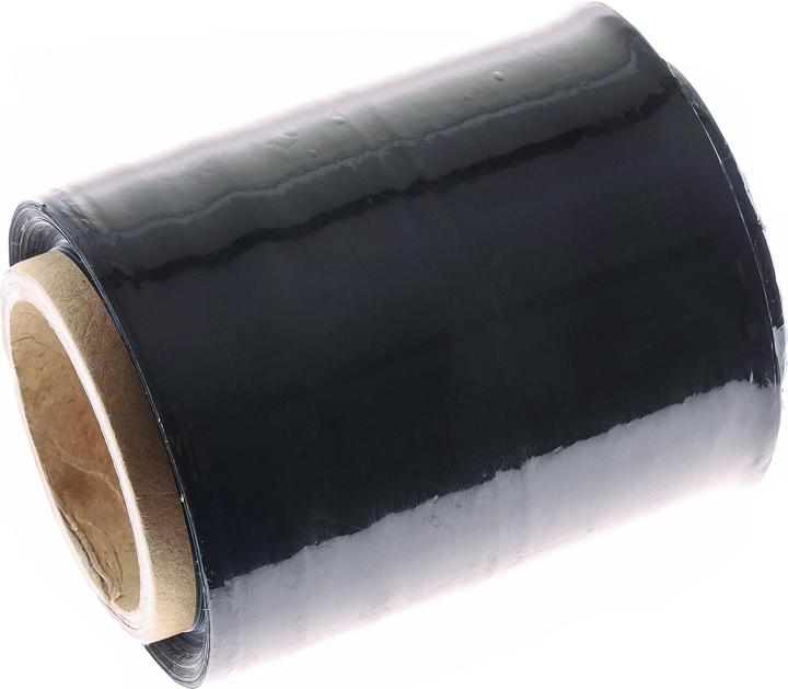 Produktbild Office Products Stretchfolie mini rap, 0, 3 kg brutto, breite 100mm, dicke 23 µm, schwarz