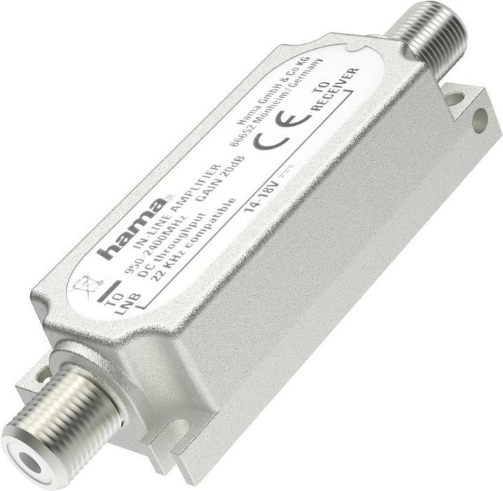 Immagine prodotto Hama Amplificatore in linea SAT, 20 dB (20 dB)