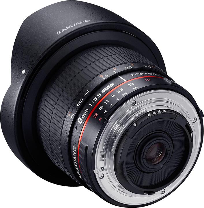 Produktbild Samyang 8mm f/3.5 Asph IF MC Fisheye CSII DH - Nikon F (Nikon F, APS-C / DX)