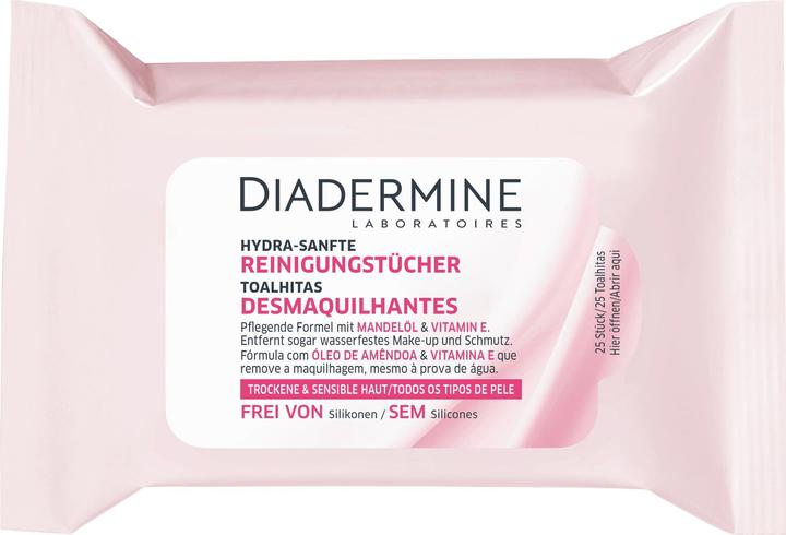 Diadermine Hydra-Sanfte Reinigungstücher (Reinigungstücher)