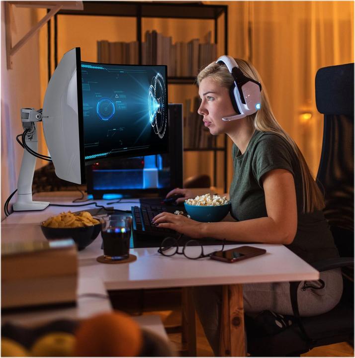 Productafbeelding Ergotron HX HD monitorarm met gepatenteerde CF-technologie (Tabel, 49")