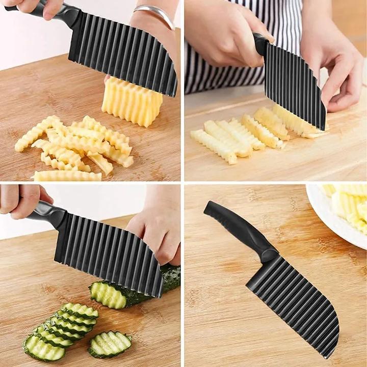 Produktbild Esmée Mehrzweck Riffel Messer für Pommes / Obst / Gemüse (29 cm)