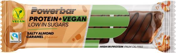 Actual product image Powerbar Protein Plus Low Sugar Vegan (Salty almond, Caramel, 12 pcs., 504 g)
