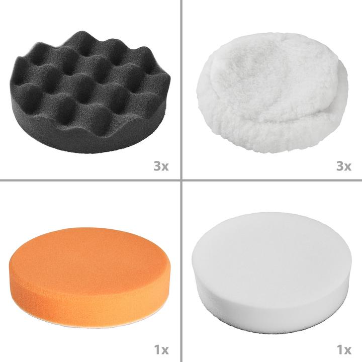 Actual product image tectake Polishing wheels