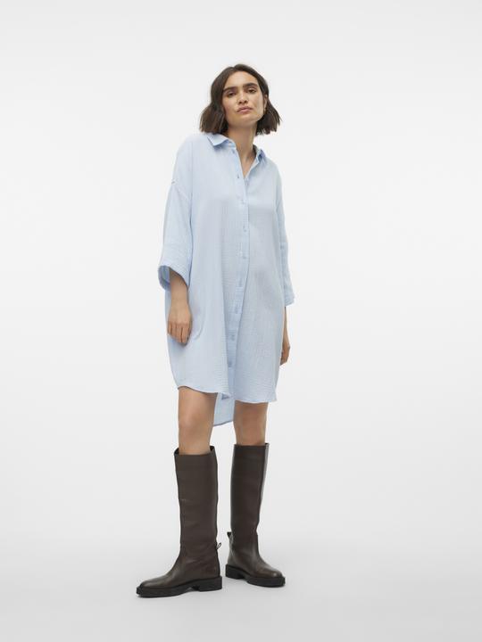 Produktbild Vero Moda VMNATALI 3/4 LONG OVERSHIRT NOOS Hemdblusenkleid (XS)