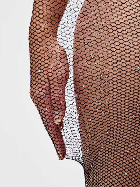 Actual product image Pieces Pcclaire Fishnet Glitter Tights Noos