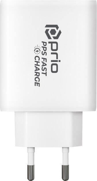 Actual product image prio 50W Quick Charger 30W PD PPS (USB C) + 20W PD (USB C) white (30 W)