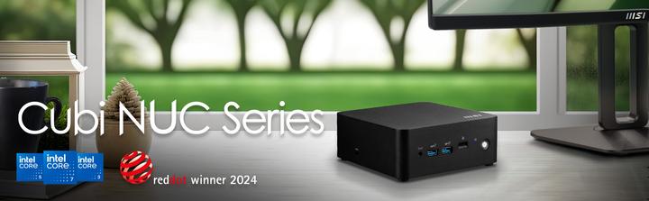 Actual product image MSI Cubi NUC 1MG (without operating system) (Intel Core 3 100U, 8 GB, 256 GB, Intel UHD Graphics)