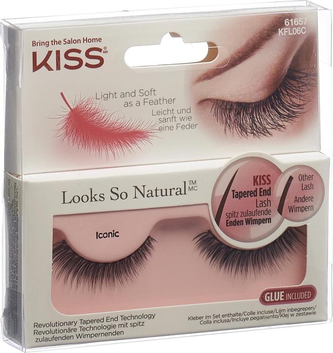 Produktbild KISS Look So Natural Lashes - Iconic (Künstliche Wimpern)
