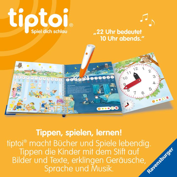 Actual product image tiptoi Meine Lern-Spiel-Welt: Uhr und Zeit (German, Silke Voigt, Heike Tober, 2024)