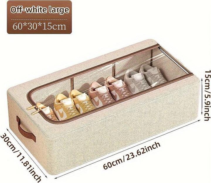 Produktbild Only-Bags.Store 1 St. Stilvolle faltbare Schuhaufbewahrungsbox, perfekt für Haus und Wohnheim