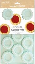 Actual product image ScrapCooking Silicone baking tin for 11 tartlets