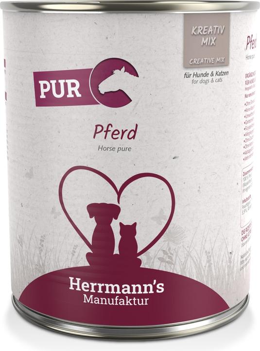 Immagine prodotto Herrmanns Carne pura di cavallo (Adulto, 1 pz., 800 g)