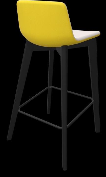 Jaune, Noir, Frêne teinté noir, Beige