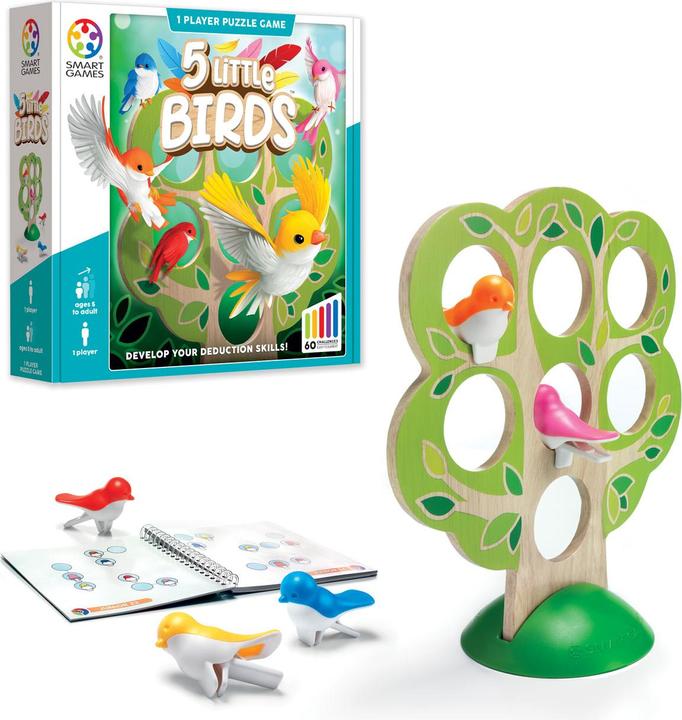 Actual product image Smart Games 5 Little Birds (mult) (German, French, Italian)