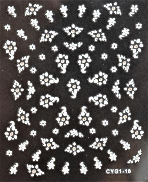 Nagellack24 Nail Art Sticker Selbstklebend 16