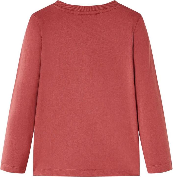 Actual product image VidaXL Children's long-sleeved shirt dark red 92,Material: 100 (92)