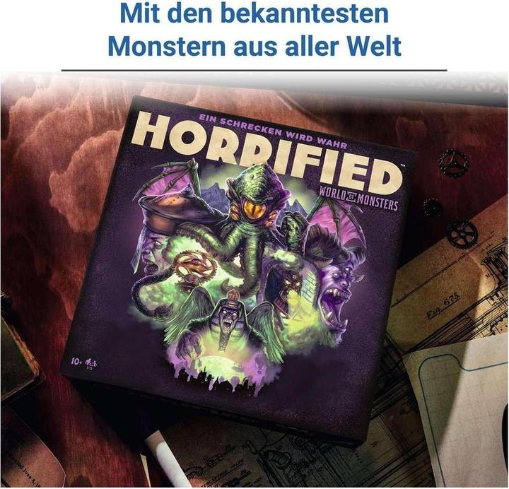 Image du produit Ravensburger 22892 - Horrified : World of Monsters - Jeu de plateau coopératif et immersif pour tous (Allemand)