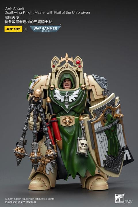 Produktbild Joy Toy Warhammer 40k Actionfigur 1/18 Dark Angels Deathwing Knight Master with Flail of the Unforgiven 12 c