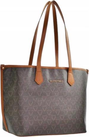 Actual product image Valentino Lady Re shopping bag - brown, leather