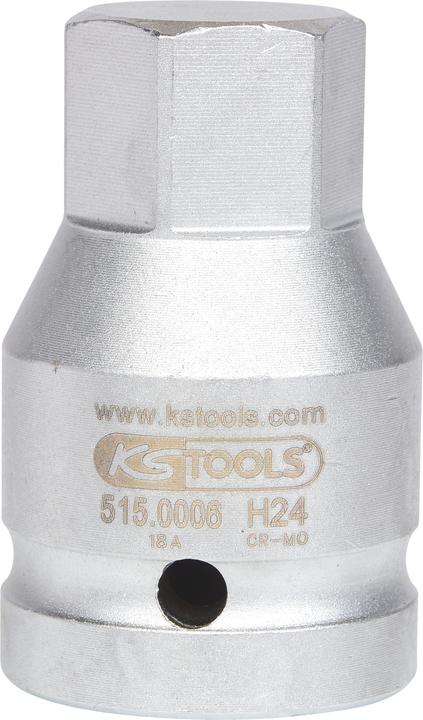 Immagine prodotto KS Tools presa esagonale da 3/4" per bit di potenza (24 mm)