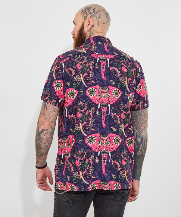 Produktbild Joe Browns Elephant Print Statement Short Sleeve Shirt (L)