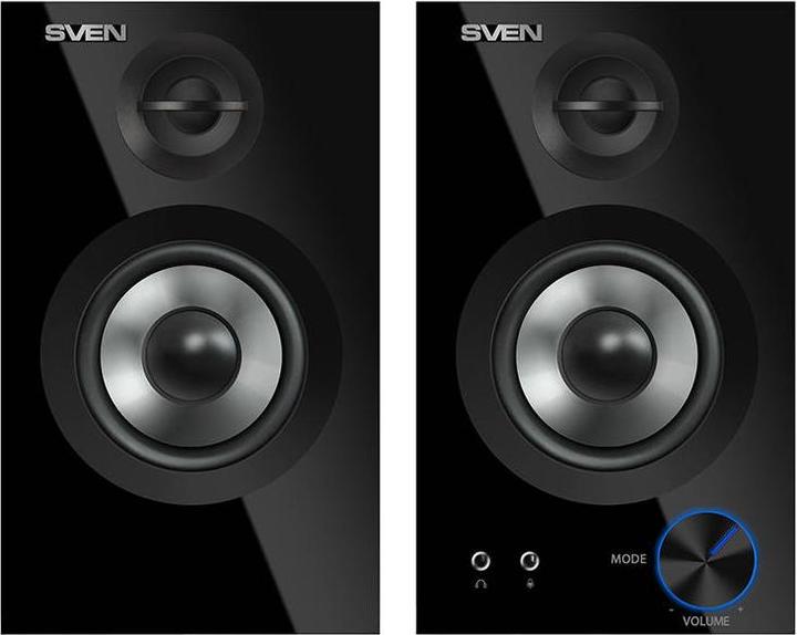 Actual product image Sven Speaker SPS-621, 28W Bluetooth (black) (Electrical connection)