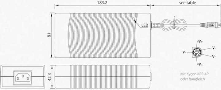 Produktbild Bicker Elektronik Tischnetzteil, Festspannung BE