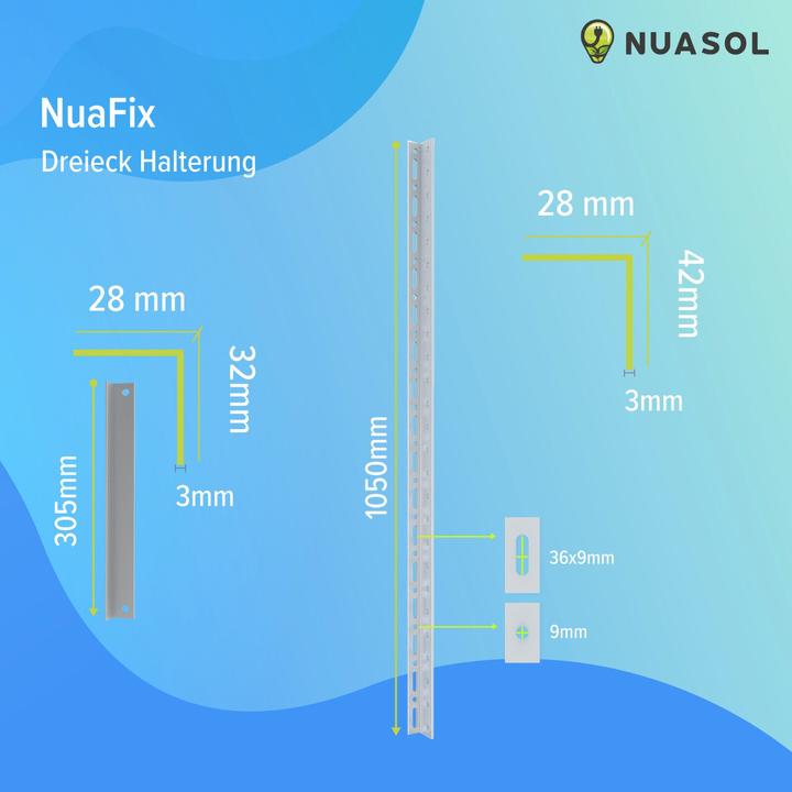 Produktbild Nuasol Solarpanel Halterung (Solaranlage Montagematerial)