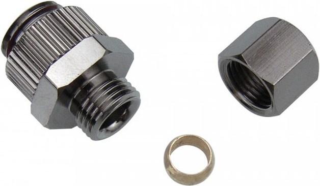 Image du produit Koolance Raccord de compression pour tubes cuivre, OD 06 mm vers G 1/4 pouce BSPP- argent