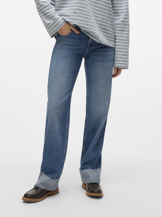 Produktbild Vero Moda VMALLISON Mid Rise Gerade geschnitten Jeans Straight-Fit (W27/L30)