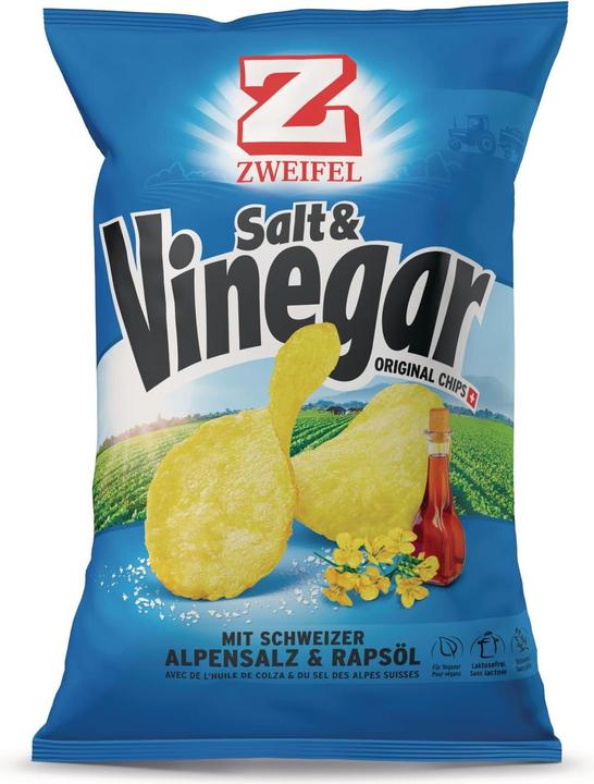 Zweifel Patatine Sale e Aceto Spumante Originale (175 g)