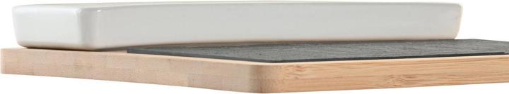 Actual product image DKD Home Decor Satz für Appetithäppchen 24 x 7 x 2,5 cm natürlich Schwarz Tafel