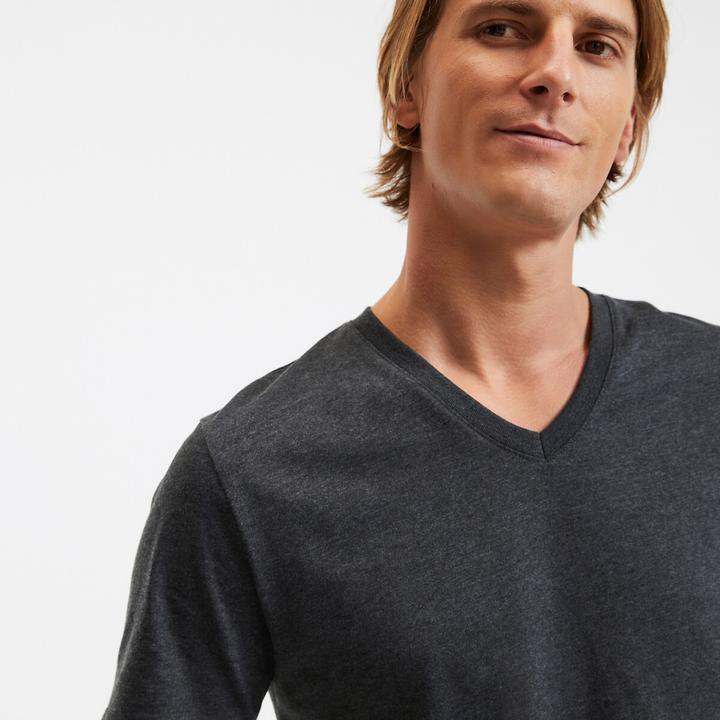Image du produit La Redoute Collections T-shirt avec col en V (3XL)