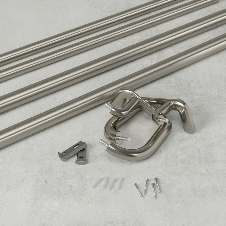 Productafbeelding Umbra Gordijnrail Schemer 168-366 cm, nikkel