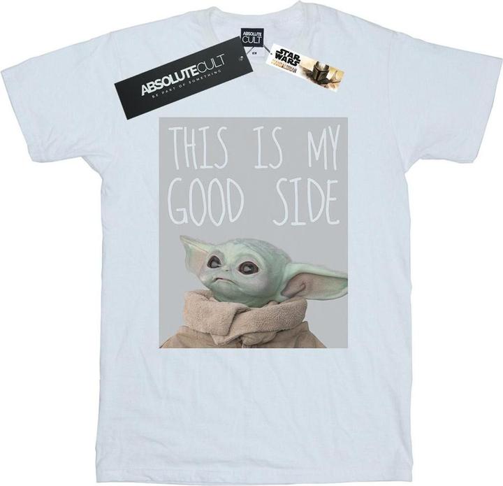 Immagine prodotto Star Wars The Mandalorian The Child Good Side Maglietta Uomo (5XL)