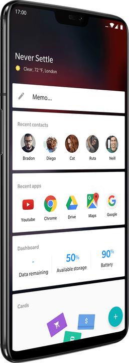 Actual product image OnePlus 6 (128 GB, Midnight Black, 6.28", Dual SIM, 16 Mpx, 4G)