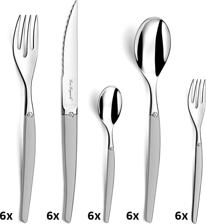 Image du produit Lou laguiole JET Besteckset 30-teilig (30 pièce(s), Set de couverts)
